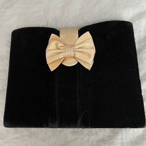 Small Black Velvet Bag